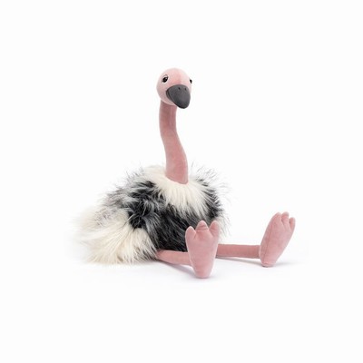 Jellycat Ramonda Ostrich Birds USA | 09763XUJZ